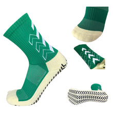 Load image into Gallery viewer, Men Women Anti-slip Soccer Socks Arrow Soccer Socks Antiskid Cotton Breathable Cycling Socks Outdoor Sport Grip Football Socks