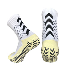 Load image into Gallery viewer, Men Women Anti-slip Soccer Socks Arrow Soccer Socks Antiskid Cotton Breathable Cycling Socks Outdoor Sport Grip Football Socks