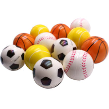Load image into Gallery viewer, 3Pcs Squeeze Ball Children Toy Football Basketball Baseball Tennis Slow Rising Soft Squishy Stress Relief Antistress Novelty Gag Toy