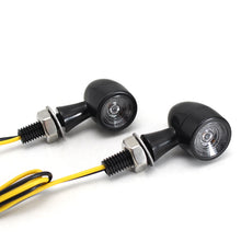Load image into Gallery viewer, 2Pcs 12V Mini Motorcycle LED Turn Signal Light Bullet Moto flashing Light Clignotant Moto Led Fit for Kawasaki Suzuki Yamaha