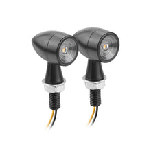 Load image into Gallery viewer, 2Pcs 12V Mini Motorcycle LED Turn Signal Light Bullet Moto flashing Light Clignotant Moto Led Fit for Kawasaki Suzuki Yamaha