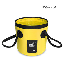 Load image into Gallery viewer, 12L/20L Portable bucket Outdoor Water Bags Folding Bucket Travel Water Storage Bag Washbasin Fishing Bait Bucket Tackle Tools