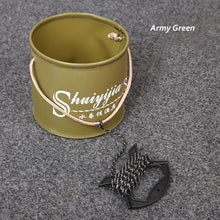 Load image into Gallery viewer, Folding Fishing Bucket Live Fish Box Car Wash Bathroom Kitchen Bucket Fishing Bait Buckets Tackle Tools for Fishing Tackle
