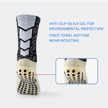 Load image into Gallery viewer, Men Women Football Socks Camouflage Arrow Graphics Breathable Sports Arrow Silicone Anti Slip Grip Soccer Socks