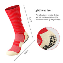 Load image into Gallery viewer, Men Sports Anti Slip Soccer Socks Mid-tube Thicken Dispensing Soccer Socks Silicone Bottom Cycling Socks Sport Stockings