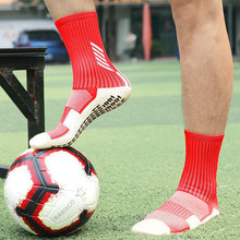 Load image into Gallery viewer, Men Sports Anti Slip Soccer Socks Mid-tube Thicken Dispensing Soccer Socks Silicone Bottom Cycling Socks Sport Stockings