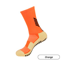 Load image into Gallery viewer, Men Sports Anti Slip Soccer Socks Mid-tube Thicken Dispensing Soccer Socks Silicone Bottom Cycling Socks Sport Stockings