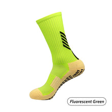 Load image into Gallery viewer, Men Sports Anti Slip Soccer Socks Mid-tube Thicken Dispensing Soccer Socks Silicone Bottom Cycling Socks Sport Stockings