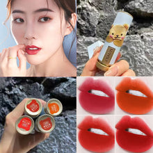 Load image into Gallery viewer, Sweet Milk Bear Velvet Matte Embroidery Lipstick Smooth Long Lasting Women Girls Waterproof Moisturizing Lip Makeup Cosmetics
