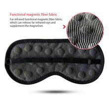 Load image into Gallery viewer, Magnetic Sleep Goggles Shadow Cover Far Infrared Magnetic Eyemask Soft Elastic Band Adjustable Travel Portable Eye Mask Blindfold
