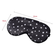 Load image into Gallery viewer, Soft Star Blackout Sleep Eye Mask Home Outdoor Travel Blackout Comfortable Eye Mask Simulation Silk Eye Mask Unisex Blindfold