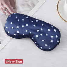 Load image into Gallery viewer, Soft Star Blackout Sleep Eye Mask Home Outdoor Travel Blackout Comfortable Eye Mask Simulation Silk Eye Mask Unisex Blindfold