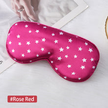 Load image into Gallery viewer, Soft Star Blackout Sleep Eye Mask Home Outdoor Travel Blackout Comfortable Eye Mask Simulation Silk Eye Mask Unisex Blindfold