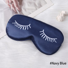 Load image into Gallery viewer, Soft Star Blackout Sleep Eye Mask Home Outdoor Travel Blackout Comfortable Eye Mask Simulation Silk Eye Mask Unisex Blindfold