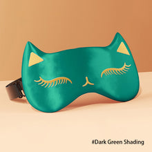 Load image into Gallery viewer, Double-sided Fox Imitation Silk Sleep Mask The Night Women Men Adult Relax Nap Eye Cover Lunch Break Travel Health Blindfolds