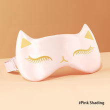 Load image into Gallery viewer, Double-sided Fox Imitation Silk Sleep Mask The Night Women Men Adult Relax Nap Eye Cover Lunch Break Travel Health Blindfolds
