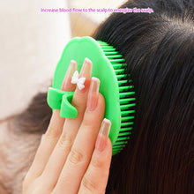 Load image into Gallery viewer, Silicone Handheld Hair Comb Hair Massager Head Body Scalp Shampoo Massage Brush Shower Clean Hair Brush Bath Spa Hair Accessories
