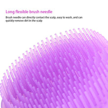 Load image into Gallery viewer, Silicone Handheld Hair Comb Hair Massager Head Body Scalp Shampoo Massage Brush Shower Clean Hair Brush Bath Spa Hair Accessories