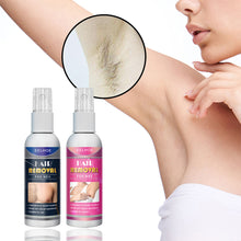 Load image into Gallery viewer, Permanant Hair Removal Spray Hair Growth Inhibitor Armpit Legs Arms Painless Hair Remover Sprays Nourishes Repair Care Man Women