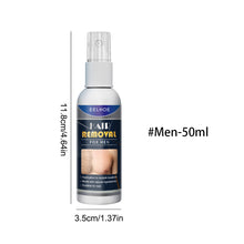 Load image into Gallery viewer, Permanant Hair Removal Spray Hair Growth Inhibitor Armpit Legs Arms Painless Hair Remover Sprays Nourishes Repair Care Man Women