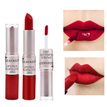 Load image into Gallery viewer, Summer Waterproof Nude Matte Velvet Glossy Lip Gloss Lipstick Lip Balm Sexy Red Lip Tint Sexy Women Fashion Makeup Gift