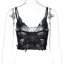 Load image into Gallery viewer, Y2k Fashion Solid Color V-neck Slim Hollow Sling Tube Top Women Summer Tight Low Cut Shirt Crop Tops