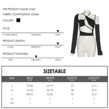 Load image into Gallery viewer, Summer Sexy Fashion Hollow Corset Shirt One-shoulder Single Sleeve Lowcut Short Cropped Navel Top