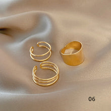 Load image into Gallery viewer, Fashion Personalized Rings Multi-Piece Set Adjustable Rings Stackable Simple Rings Jewelry Accessories for Women