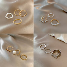 Load image into Gallery viewer, Fashion Temperament Adjustable Rings Multi-piece Stackable Rings Personalized Simple Ring Jewelry for Women