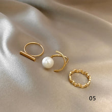 Load image into Gallery viewer, Fashion Temperament Adjustable Rings Multi-piece Stackable Rings Personalized Simple Ring Jewelry for Women
