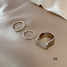 Load image into Gallery viewer, Fashion Temperament Adjustable Rings Multi-piece Stackable Rings Personalized Simple Ring Jewelry for Women