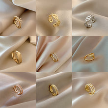 Load image into Gallery viewer, Personalized Niche Rings Adjustable Rings Fashion Simple Rings Jewelry Accessories Gift for Women