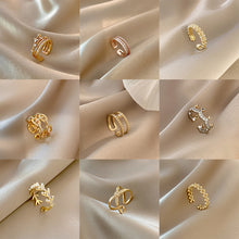 Load image into Gallery viewer, Simple Niche Rings Adjustable Rings Fashion Temperament Rings Women Jewelry Accessories Gift