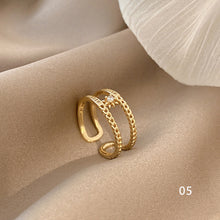 Load image into Gallery viewer, Simple Niche Rings Adjustable Rings Fashion Temperament Rings Women Jewelry Accessories Gift