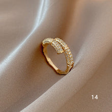 Load image into Gallery viewer, Simple Niche Rings Adjustable Rings Fashion Temperament Rings Women Jewelry Accessories Gift