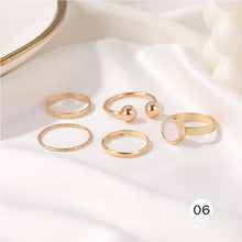 Load image into Gallery viewer, Creative Retro Set Ring Simple Alloy Ring Multi-piece Set Stackable Ring Jewelry Accessories for Women