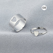 Load image into Gallery viewer, Couple Set Alloy Rings Fashion Personality Butterfly Star Open Rings Jewelry Accessories Gift for Men Women