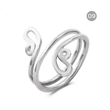 Load image into Gallery viewer, Geometric Beach Foot Ring Metal Cutout Knuckle Ring Fashion Simple Foot Ring Jewelry Accessories