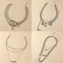 Load image into Gallery viewer, Creative Retro Multi-layer Necklace Personalized Simple Alloy Necklace Women Jewelry Accessories Gift