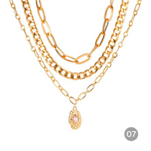 Load image into Gallery viewer, Creative Retro Multi-layer Necklace Personalized Simple Alloy Necklace Women Jewelry Accessories Gift