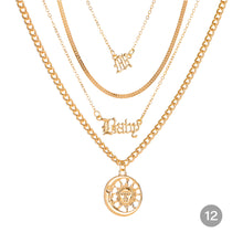Load image into Gallery viewer, Creative Retro Multi-layer Necklace Personalized Simple Alloy Necklace Women Jewelry Accessories Gift
