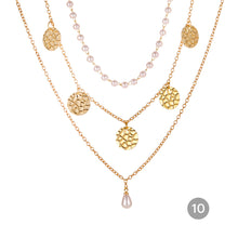 Load image into Gallery viewer, Fashion Personalized Multilayer Necklace Metal Chain Clavicle Chain Stacked Necklace Women Jewelry Accessories