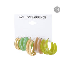 Load image into Gallery viewer, Exaggerated Metal Geometric Earrings Butterfly Pearl Earrings Set Fashion Personalized Earrings Women Jewelry Accessories