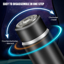 Load image into Gallery viewer, Electric Shaver Mini Portable USB Rechargeable Shaver Waterproof Durable Beard Shaver Beard Trimmer for Men