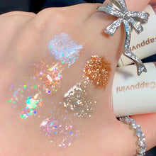 Load image into Gallery viewer, Glitter Liquid Eyeshadow Pearlized Eyeshadow Liquid Eye Makeup Brightening Liquid Eye Makeup Cosmetics