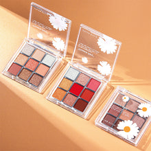Load image into Gallery viewer, 9 Colors Eyeshadow Palette Portable Matte Pearlescent Eyeshadow Palette Long Lasting Beauty Eye Makeup Cosmetics