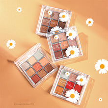 Load image into Gallery viewer, 9 Colors Eyeshadow Palette Portable Matte Pearlescent Eyeshadow Palette Long Lasting Beauty Eye Makeup Cosmetics