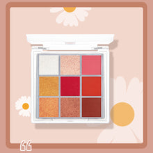 Load image into Gallery viewer, 9 Colors Eyeshadow Palette Portable Matte Pearlescent Eyeshadow Palette Long Lasting Beauty Eye Makeup Cosmetics