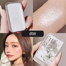 Load image into Gallery viewer, Portable Iron Box Two-color Eyeshadow Palette Matte Pearlescent Eyeshadow Palette Eyes Makeup Cosmetics