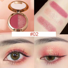 Load image into Gallery viewer, Matte Pearlescent Duo Eyeshadow Palette Long Lasting Waterproof Eyeshadow Palette Beauty Eyes Makeup Cosmetics